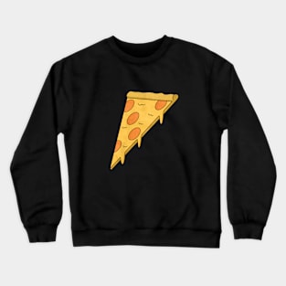 Distressed Pizza T-Shirt Crewneck Sweatshirt